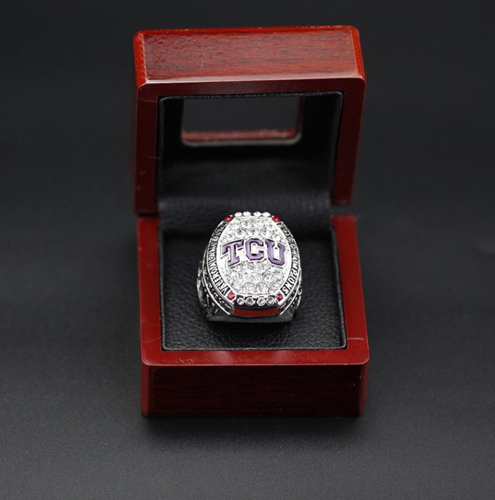 2016 Tcu Frogs Alamo Bowl football national championship ring 11 size