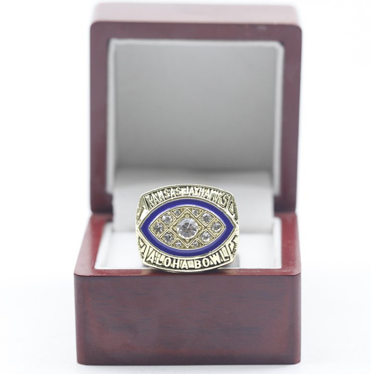 1995 Kansas Jayhawks Aloha Bowl henley NCAA Championship Ring 11 size