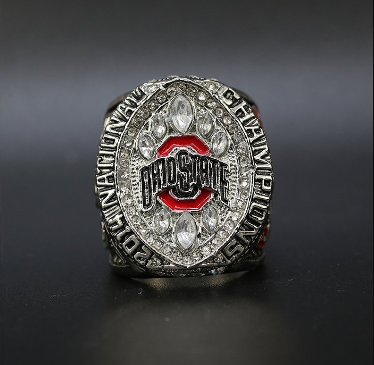 Ezekiel Elliott Ohio State Replica 2014 National Championship Ring 11