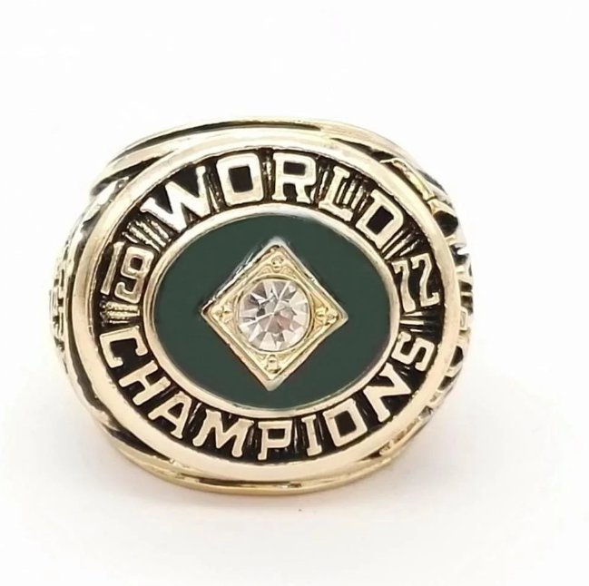 1972 Oakland Athletics World Series Championship Ring