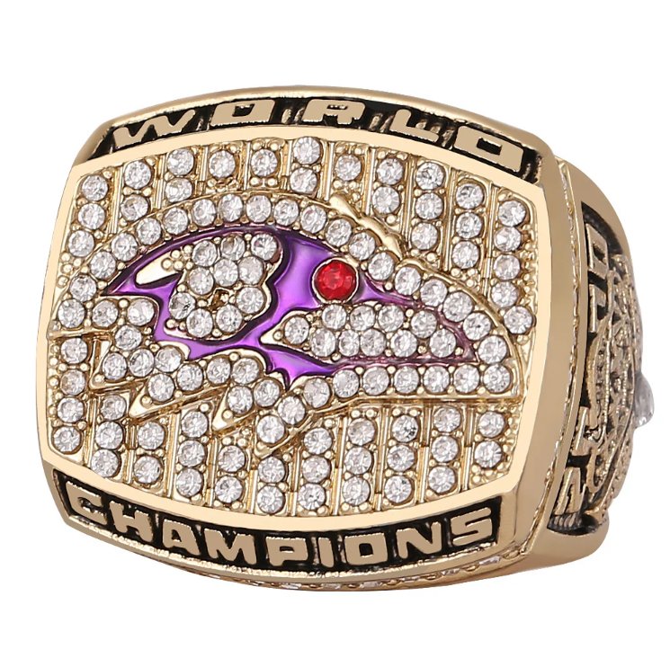 2000 Baltimore Ravens Super Bowl Championship Ring