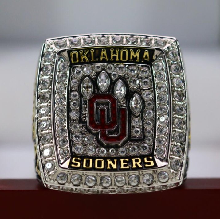 2018 Oklahoma Sooners Big 12 Championship Ring