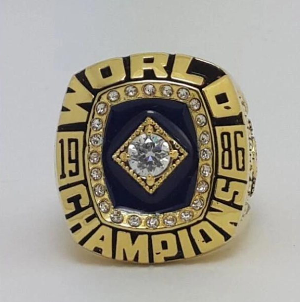 1986 New York Mets World Series Ring