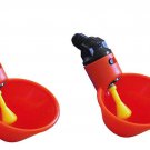 2pcs Chicken Drinker Cups automatic float poultry waterer drink cup coop system