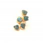 FEGGARI: BLUE APATITE RING (14K GOLD)