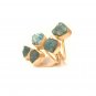 FEGGARI: BLUE APATITE RING (14K GOLD)