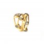 CLEOPATRA: GRAY LABRADORITE RING (14K GOLD)