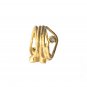 CLEOPATRA: GRAY LABRADORITE RING (14K GOLD)