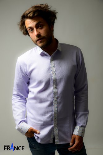 Men's long sleeves shirt - Made in France (Medium)