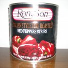 roasterd red peppers strips 3 kl cans 2 per case  $28.95