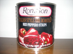 roasterd red peppers strips 3 kl can  $20.00