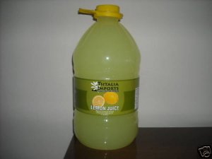 lemon juice 4 per case $23.00