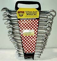 14 Pcs Combination Wrench Set - Sae