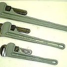 3 Pcs Aluminum Pipe Wrench Set -