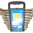 9 Pcs Combination Wrench Set (Gold Satin Finish) - Metric