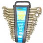 15 Pcs Combination Wrench Set (Gold Satin Finish) - Metric