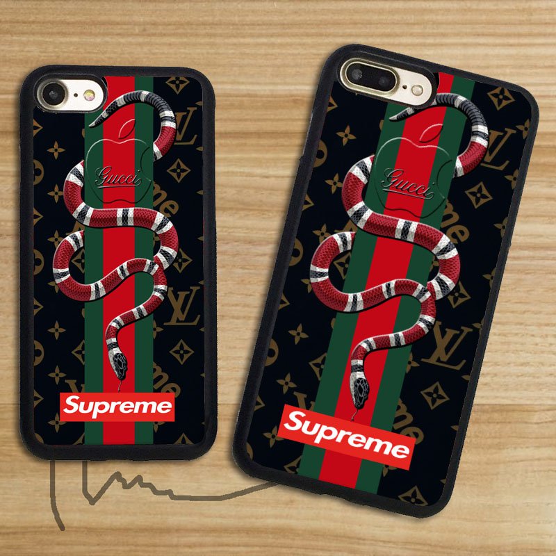 Supreme Gucci Red Snake M7K iPhone 12 Cases