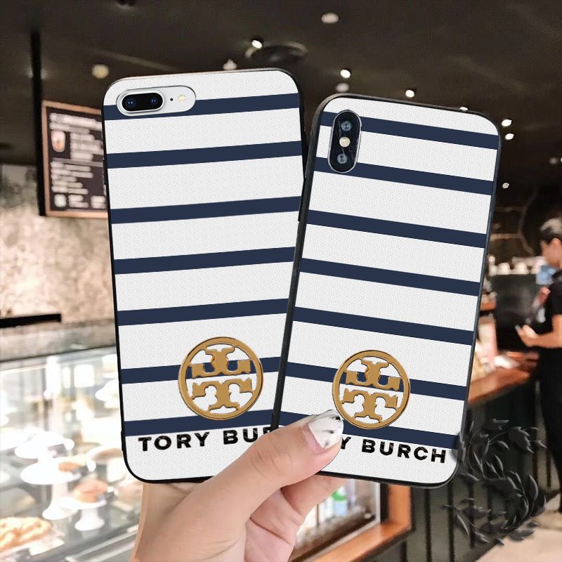 Tory Burch White Blue M7k Iphone 12 Promax Cases
