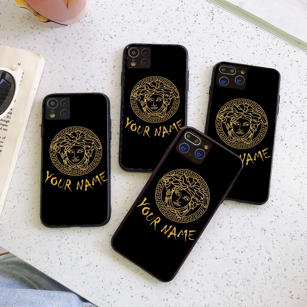 gold versace iphone case