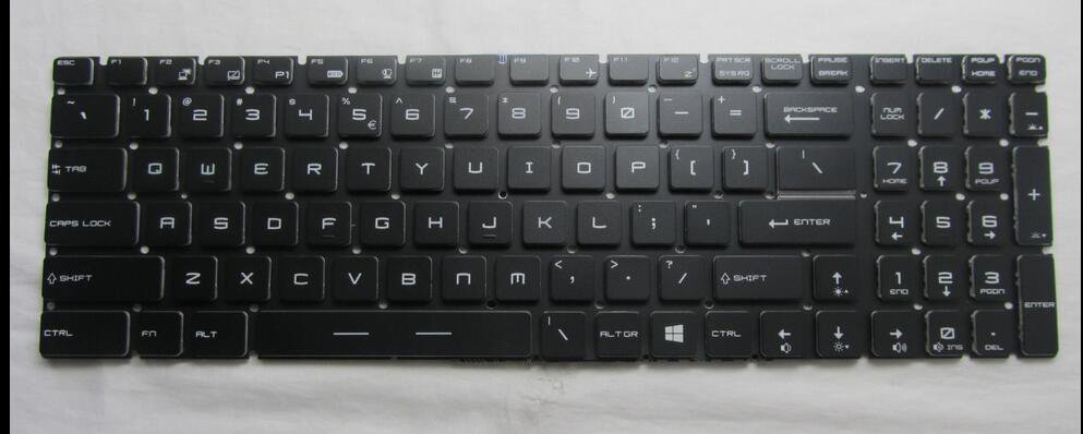 New Laptop keyboard for MSI GP62 GP72 CX62 WS60 QWERTY US layout