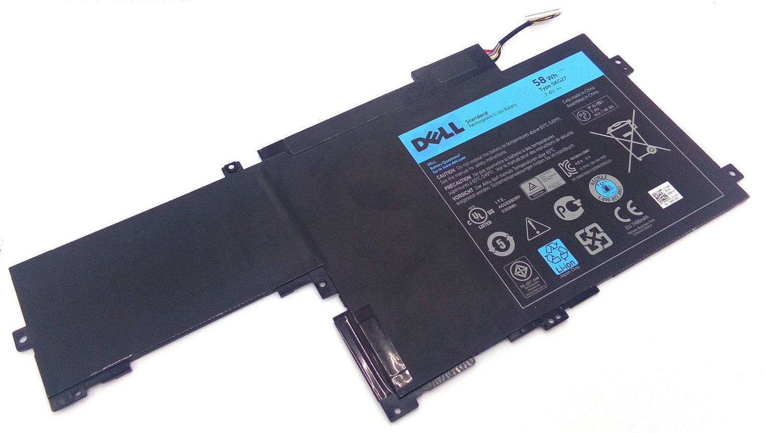 dell inspiron 14 7000 battery not charging