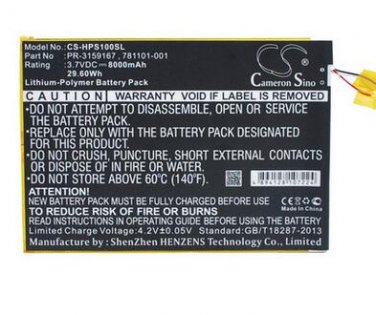New Laptop Battery for HP Slate 10 Plus series 781101-001 / PR-3159167 3.7V 29.60WH