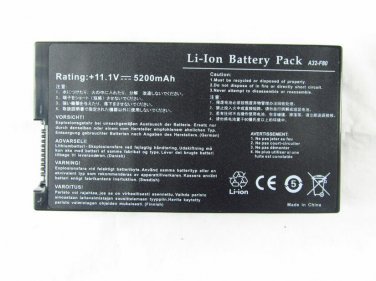 New laptop Battery for ASUS F80 F81 F83 X61 X61S series A32-F80 11.1V 5200mAh