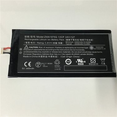 New laptop Battery for Acer Iconia Tab 7 A1-713 series ZAW1975Q 3.8V 3400mAh