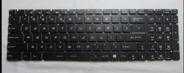 New Laptop keyboard for MSI GT62VR GT73VR GT73EVR GF72VR GF62VR QWERTY US layout