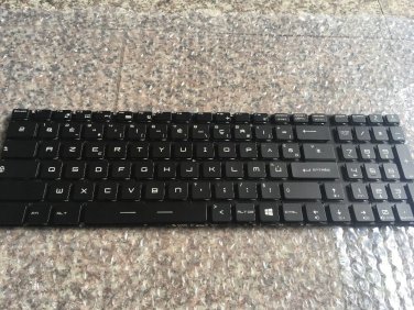 New keyboard for MSI GL62M GL62VR GL62MVR GL62VR GL72M GV62 PE62 PL62  GERMAN/FRENCH/UK/US/SPANISH