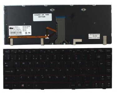 New keyboard for Lenovo IdeaPad Y400 Y410 Y430P Y400P Y410P Y400N Y410N QWERTY UK/IRISH layout