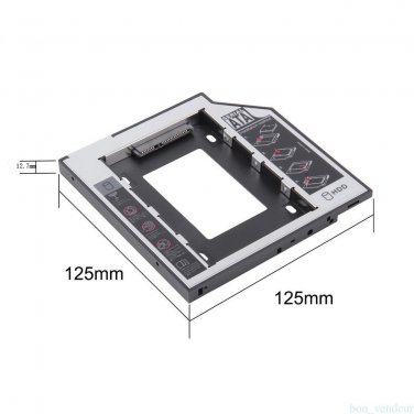 12.7mm SATA HDD SSD Hard Drive disk Caddy/Bracket for MSI GT70 2OD GT70CH GT70H GT70PH GT70SR2