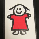 319_F_1 Painting Girl 14.5 x 22 cm