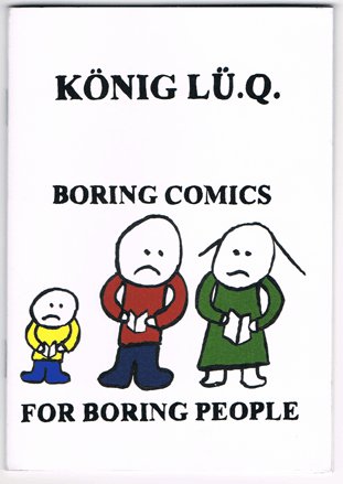 Booklet; Boring Comics for Boring People