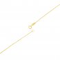 Musical Notes Pendant In Two Tone Gold Necklace