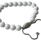 David Yurman Spiritual Bead Bracelet with White Agate