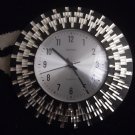 metamec sunburst aztec wall clock