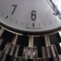 metamec sunburst aztec wall clock
