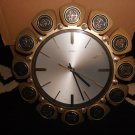 vintage metamec zodiac wall clock