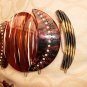 vintage 1960s 70s hair clips slides