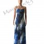 MainLady blue halter dress