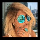 Round mirrored shades