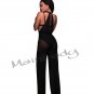 Black halter jumpsuit