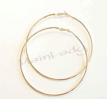 80mm hoop earrings