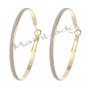 50mm gold hoops