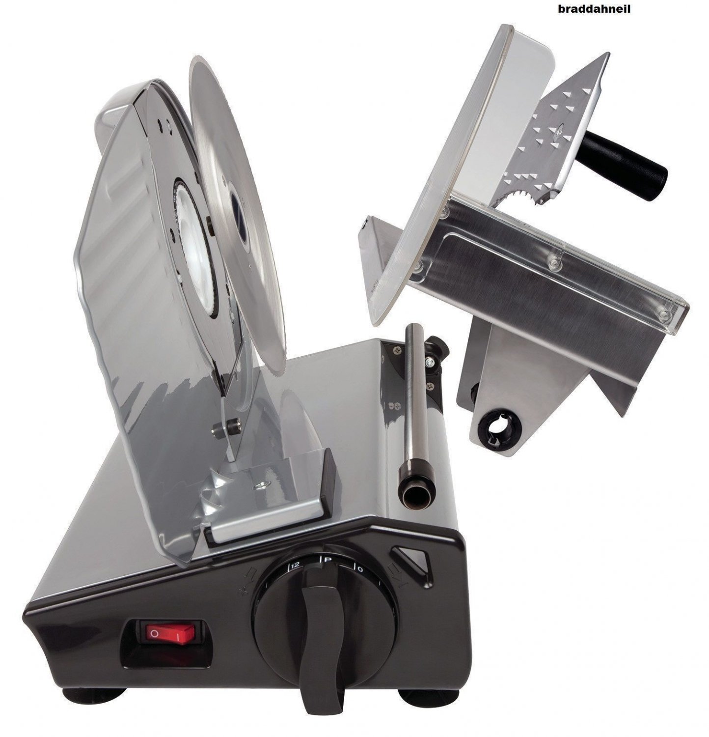 Electric Meat Slicer Heavy Blade Stainless Steel Slicers Deli Cheese