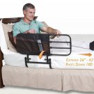 Adjustable Bed Rail Elderly Safety Guard Bedrail Secure Assist Medical Folding N