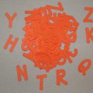 Scrapbooking Sizzix Lollipop Alphabet  - Primary Orange