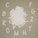 Scrapbooking Sizzix Lollipop Alphabet - White
