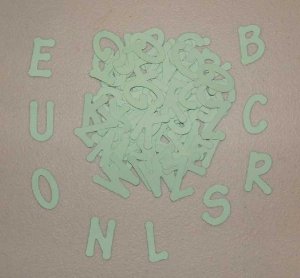 Scrapbooking Sizzix Lollipop Alphabet - Pastel Green